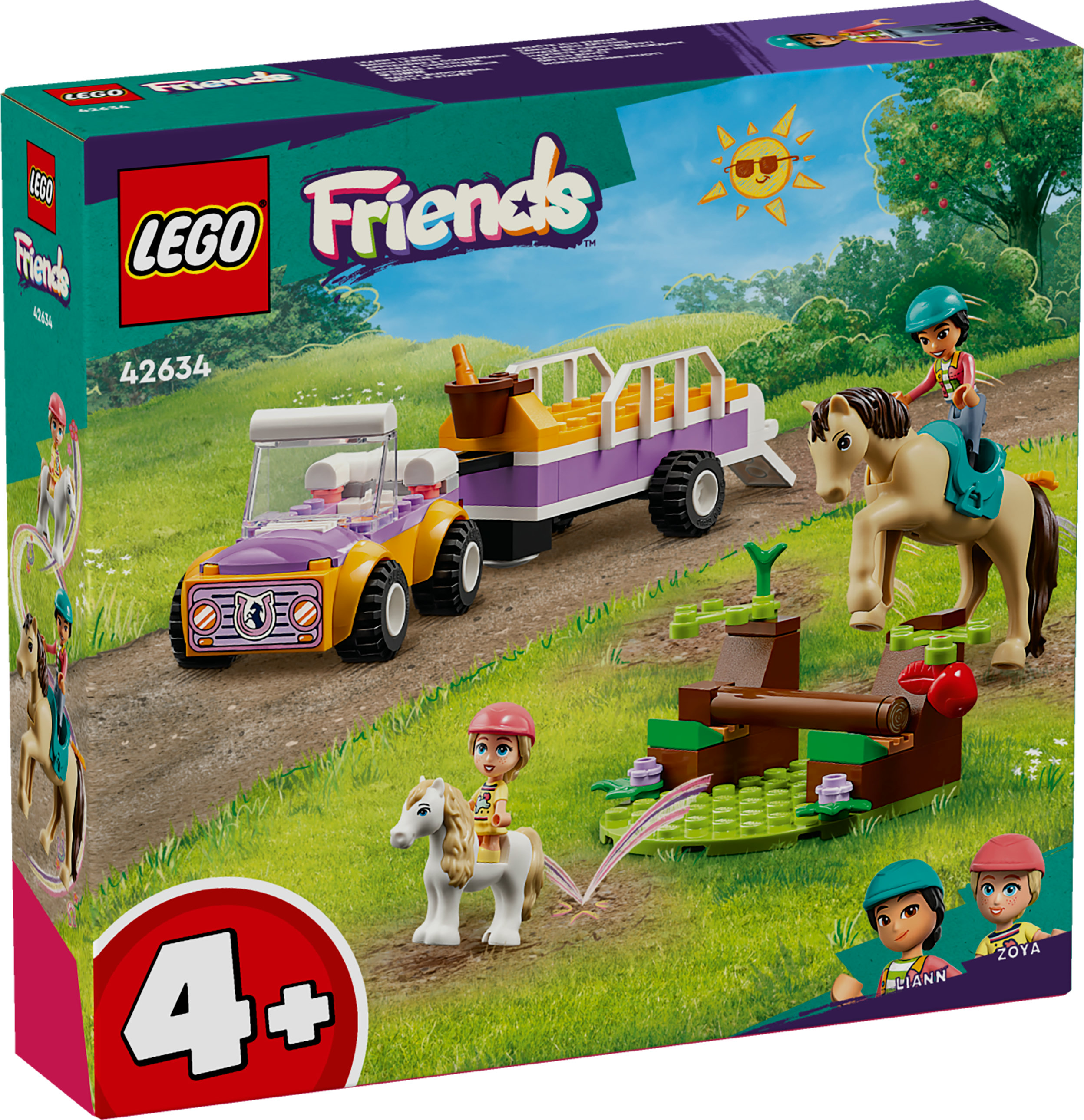 LEGO Friends Rimorchio con cavallo e pony