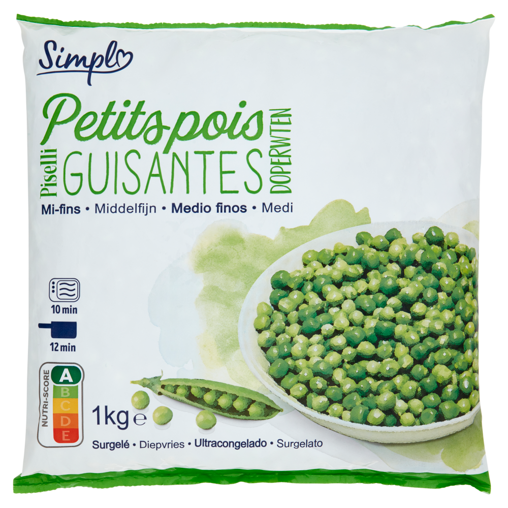 Simpl Piselli Medi Surgelato 1 kg