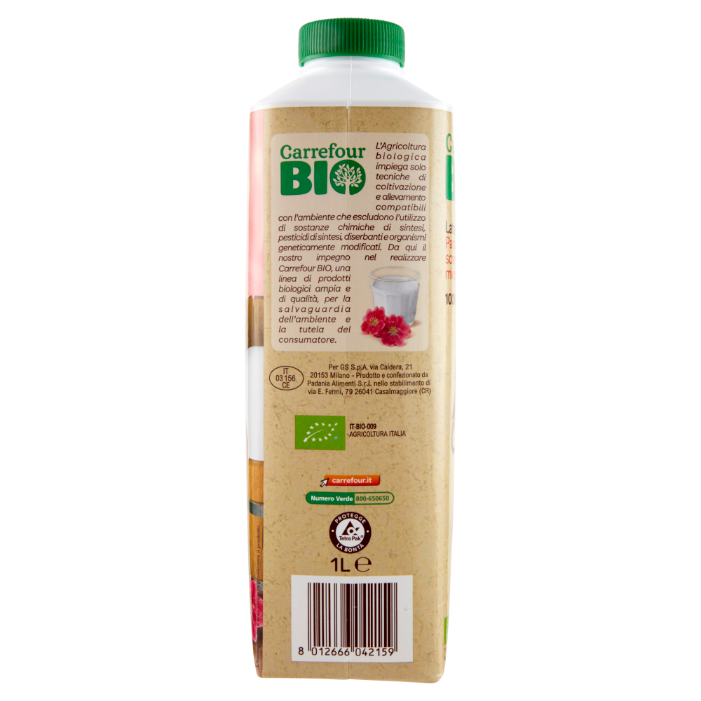 Carrefour Bio Latte Parzialmente scremato microfiltrato 1 L