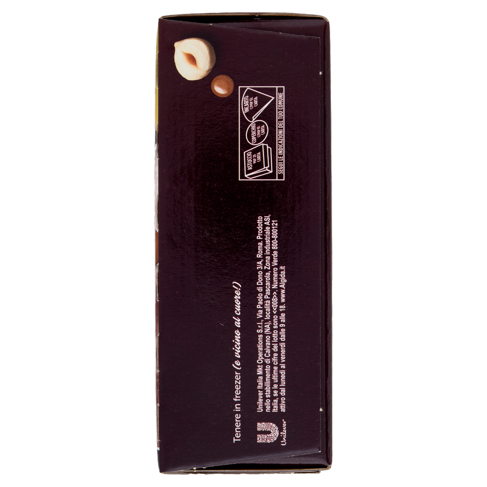 Cornetto Algida Max Nocciola & Cioccolato 6 Gelati 390 g