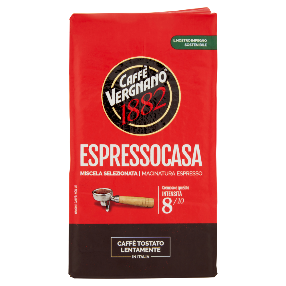 Caffè Vergnano 1882 Espressocasa Miscela Selezionata Macinatura Espresso 250 g