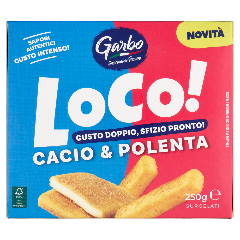 Garbo Loco! Cacio & Polenta Surgelati 250 g
