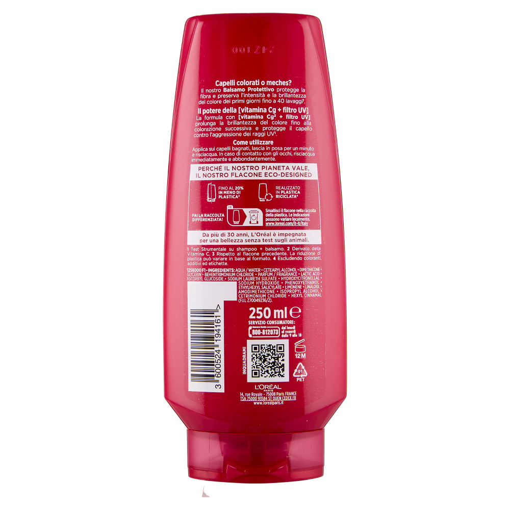 Elvive Color Vive Balsamo Protettivo, per Capelli Colorati o Meches,  250 ml