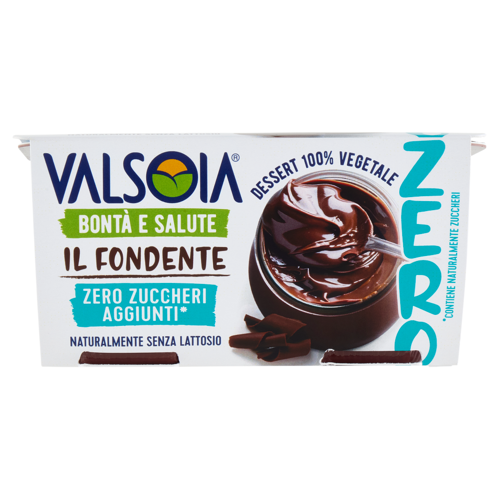 Valsoia Bont&agrave; e Salute il Fondente Zero Zuccheri Aggiunti* 2 x 115 g
