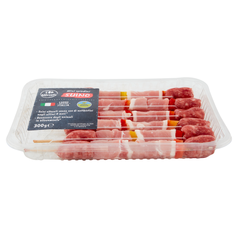 Carrefour il Mercato Mini spiedini Suino 300 g