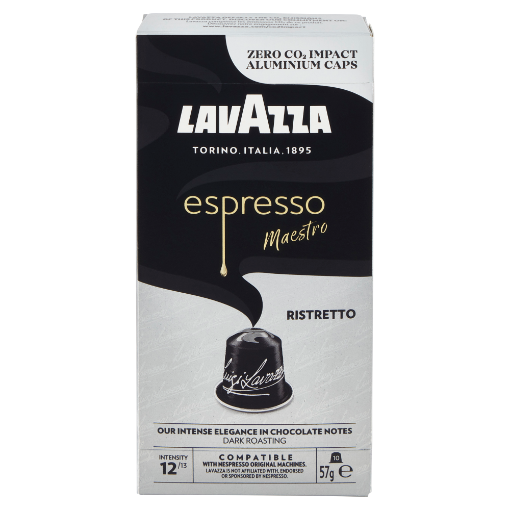 Lavazza Espresso Maestro Ristretto Compatibile con Nespresso Original 10 Capsule 57 g