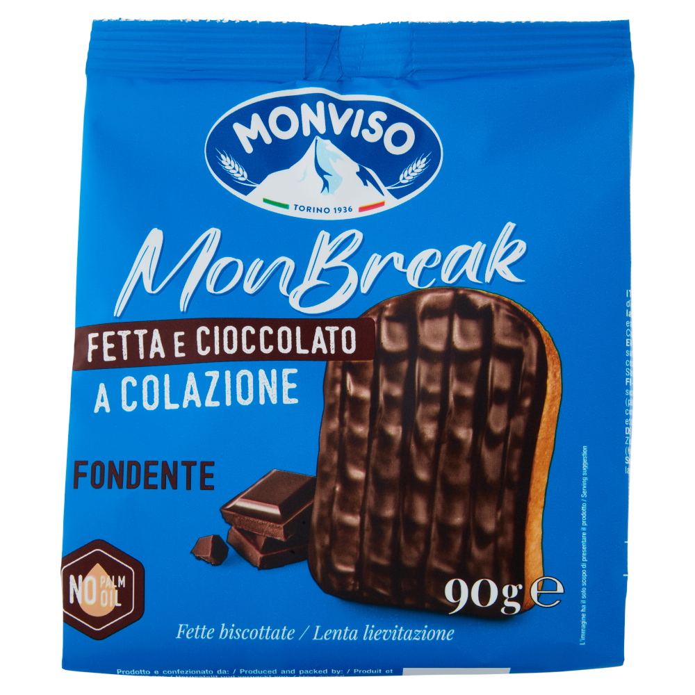 Monviso Monbreak Fondente Fette biscottate 90 g	