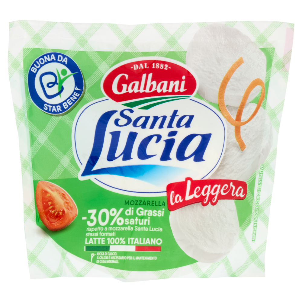 Galbani Santa Lucia Light Mozzarella 125 g Carrefour