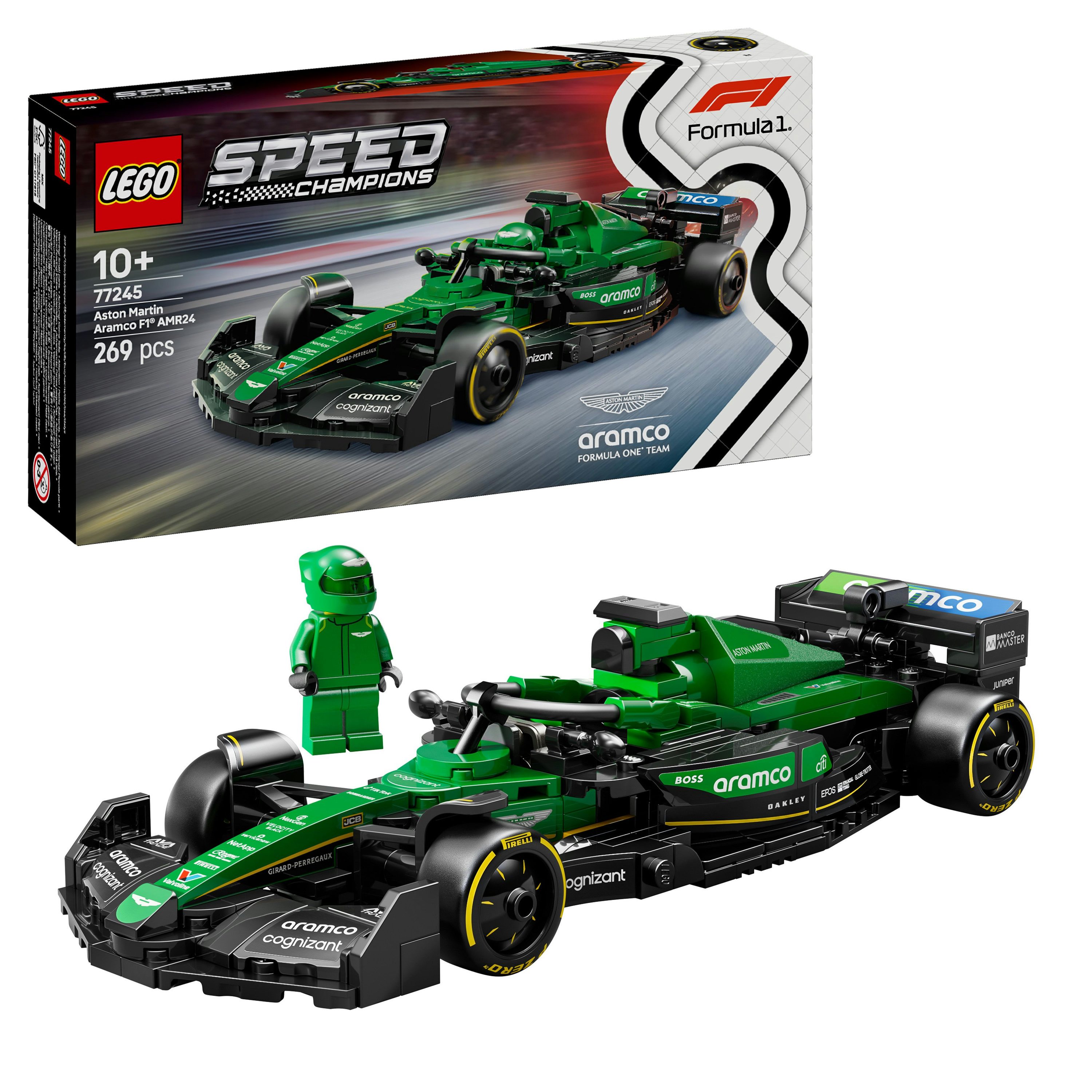 LEGO Speed Champions Auto da corsa Aston Martin Aramco F1® AMR24
