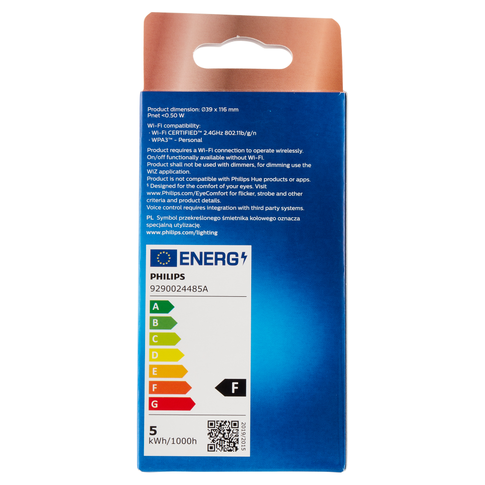 Philips Smart DIM Candela Smerigliata 40W E14