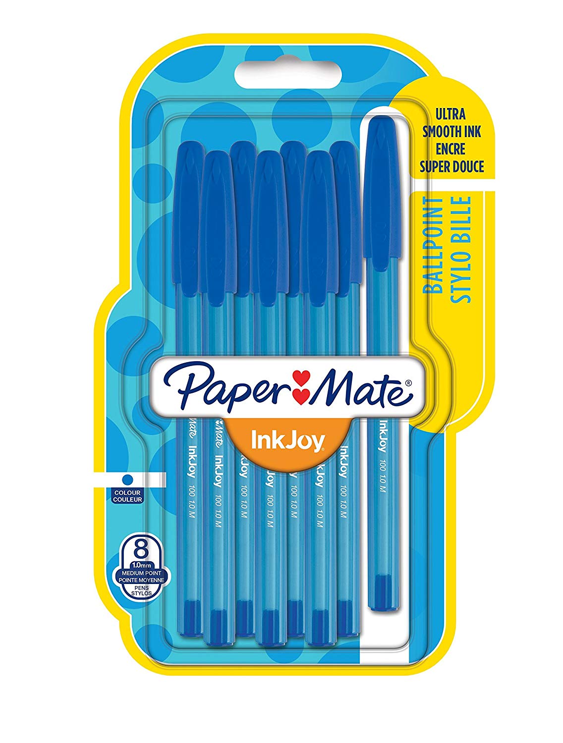 Papermate InkJoy 100 ST Blu Penna a sfera Medio 8 pz