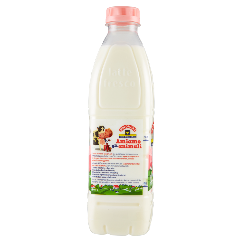 Centrale del Latte di Torino Tapporosso Latte Fresco Pastorizzato Parzialmente scremato 1000 ml