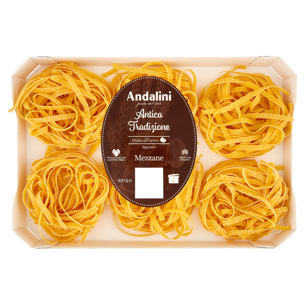 Andalini Antica Tradizione Pasta all'uovo Mezzane 250 g