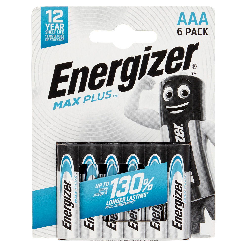 Energizer Max Plus AAA 6 pz