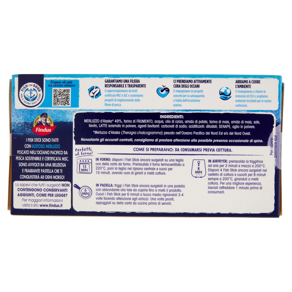 Capitan Findus Fish Stick con Merluzzo 224 g