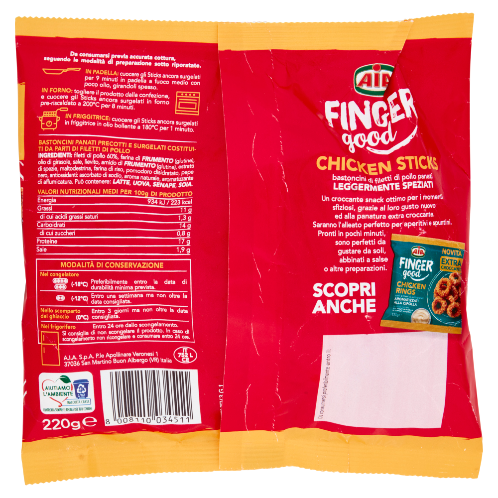 Aia Finger good Chicken Sticks 220 g