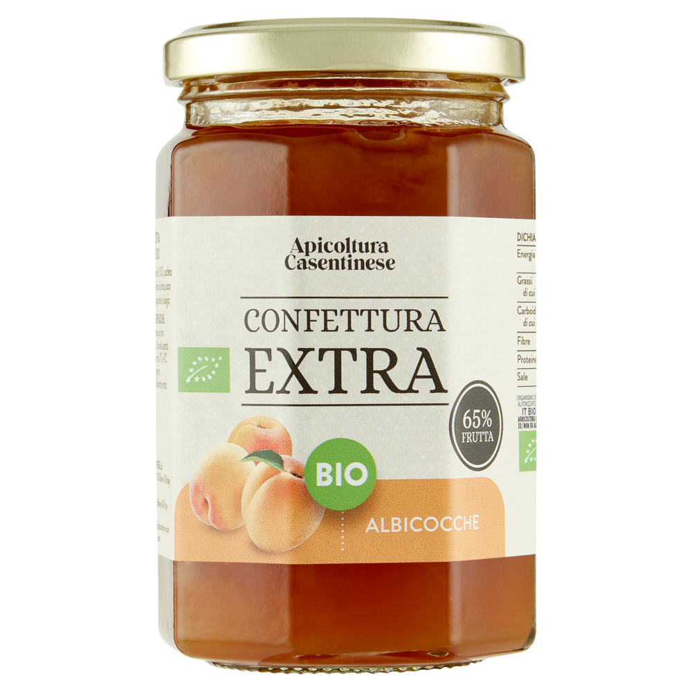 Apicoltura Casentinese Confettura Extra Bio Albicocche 330 g