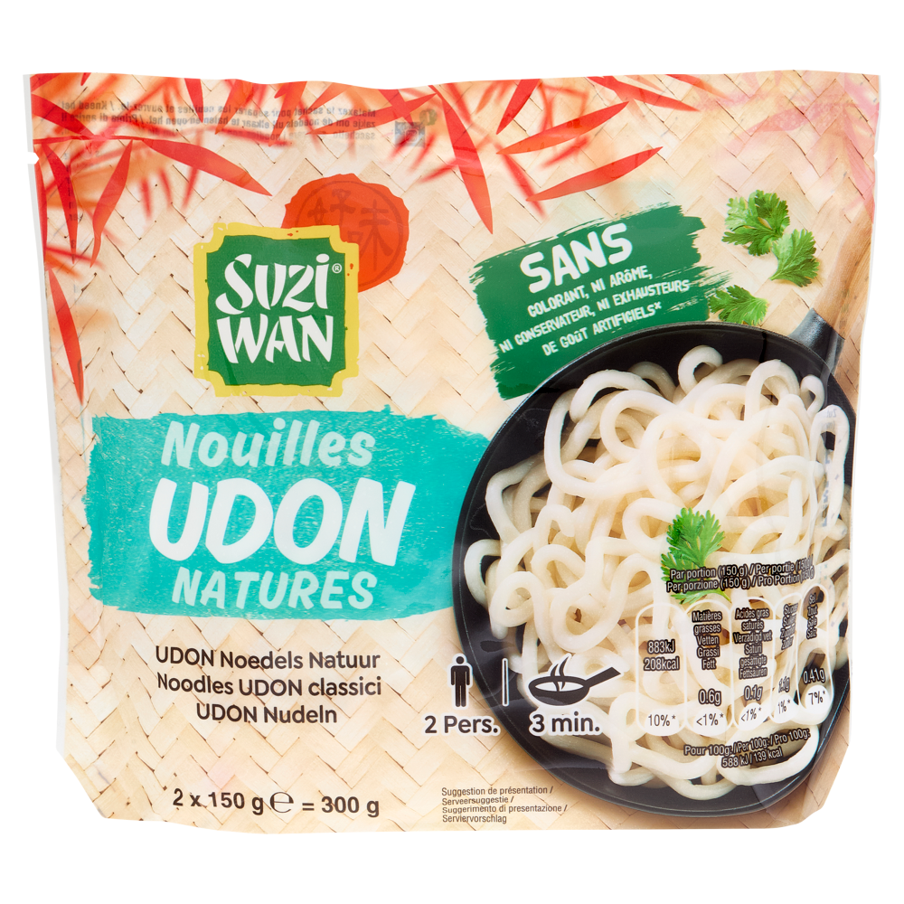 Suzi Wan Noodles Udon classici 2 x 150 g
