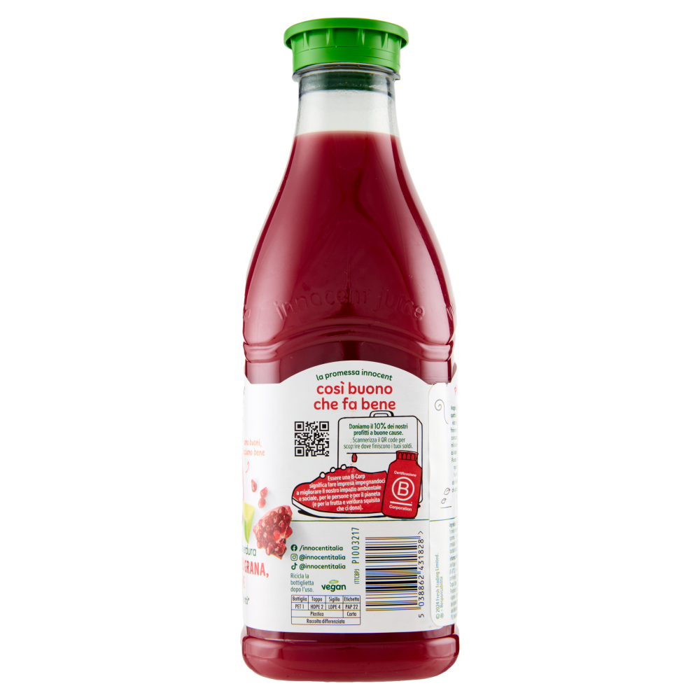 innocent puro succo di frutta Arancia Rossa, Melagrana, Arancia e Lime 900 ml