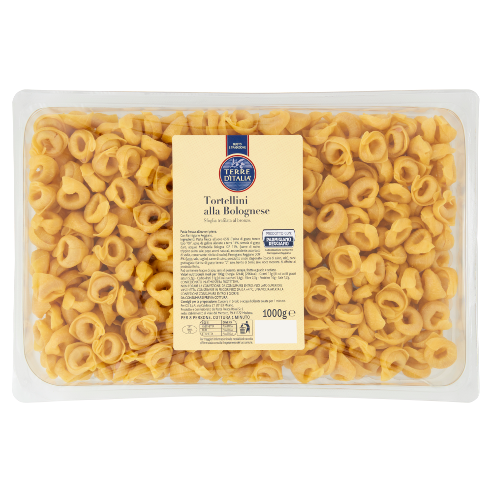Terre d'Italia Tortellini alla Bolognese 1000 g