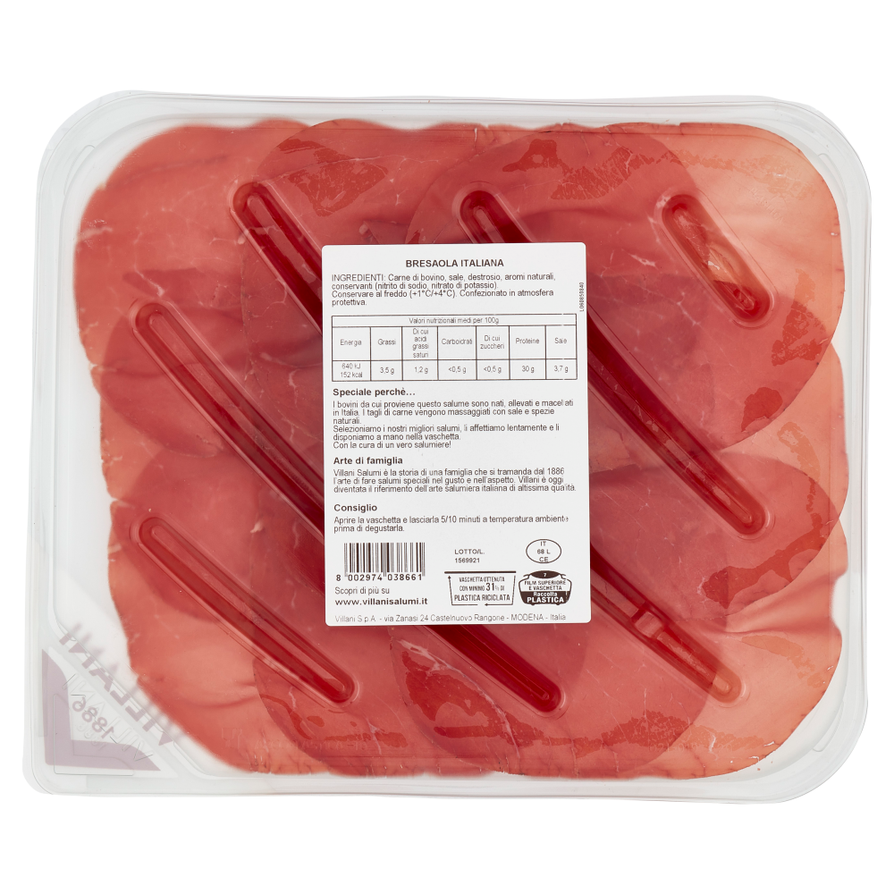 Villani Bresaola Italiana Superiore 90 g