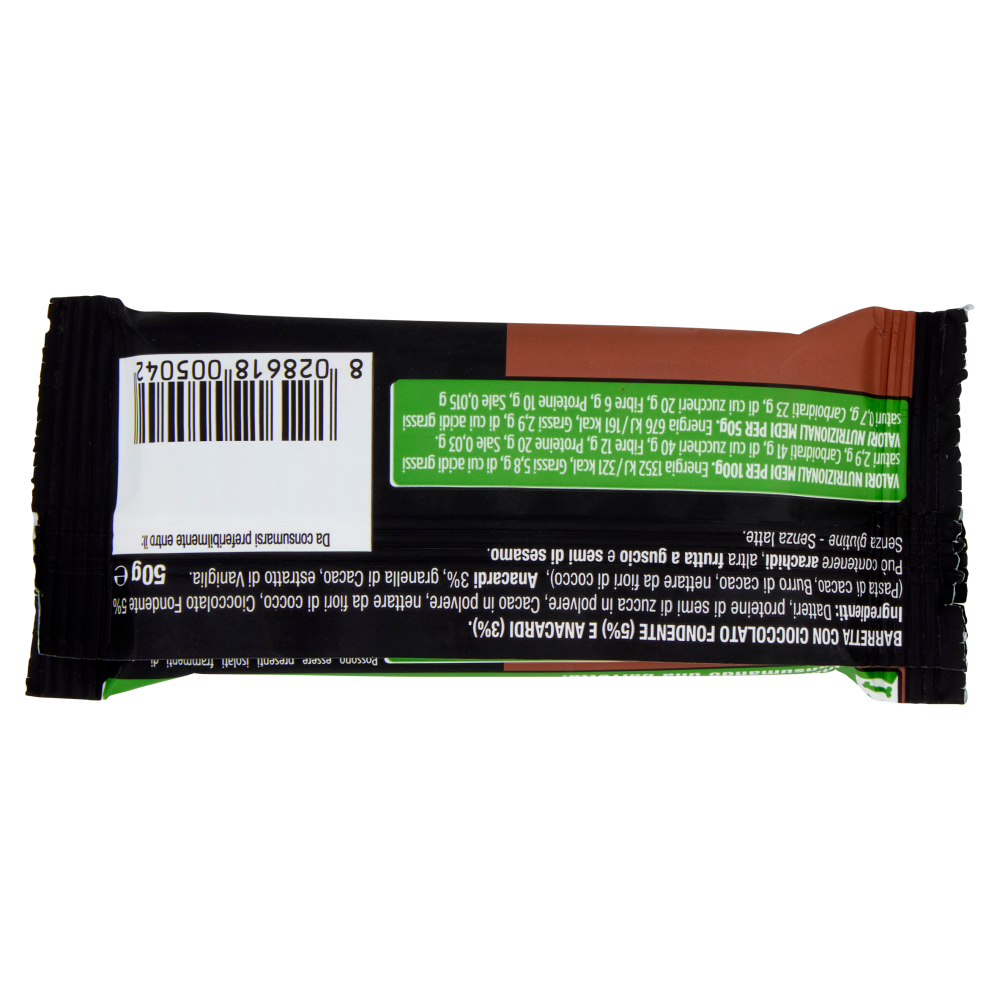 Ventura Proteica Barretta con Cioccolato e Anacardi 50 g