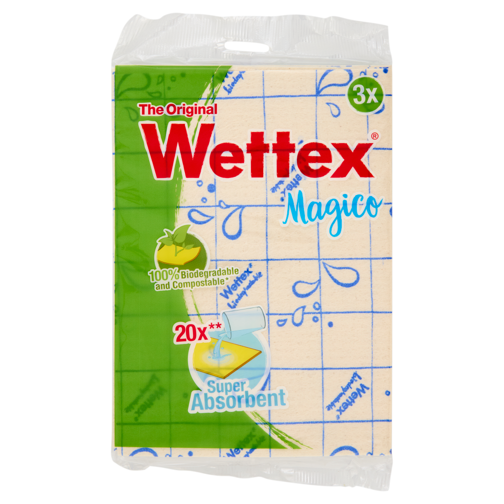 Wettex Panno Spugna Magico 3 pz