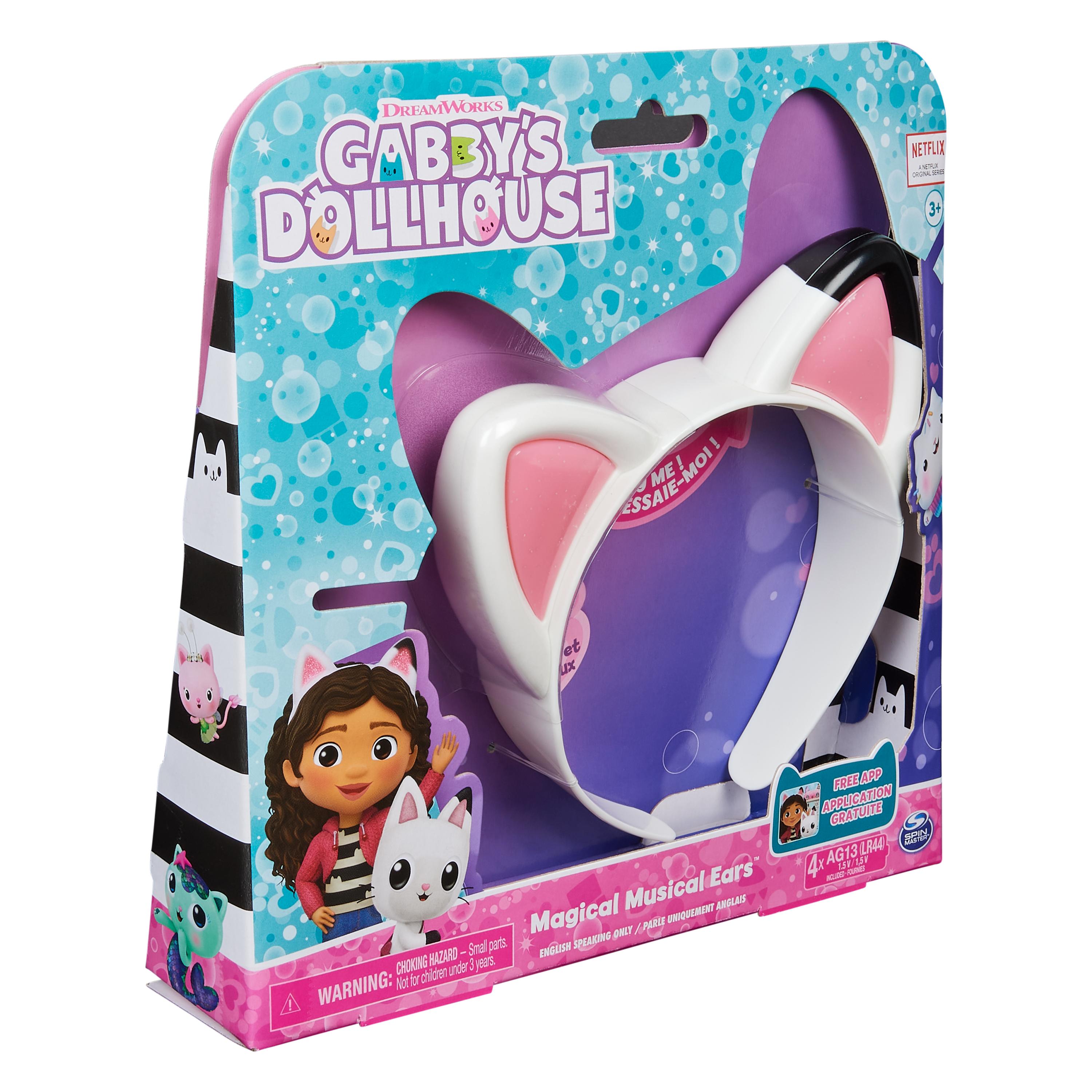Gabby's Dollhouse , le Magiche Orecchiette di Gabby Interattive, Role Play di Gabby, con Suoni, Giocattoli per Bambini e Bambine, 3+ Anni