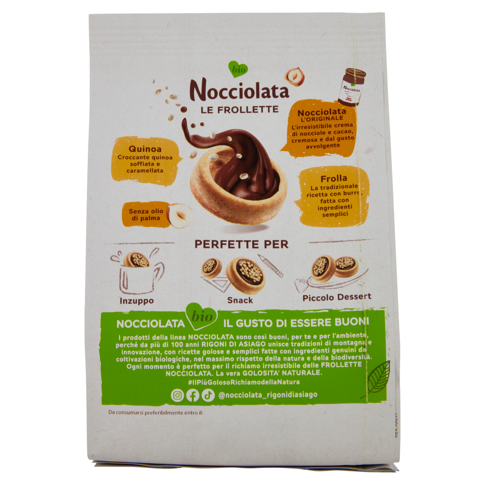 Rigoni di Asiago Nocciolata le Frollette bio 250 g