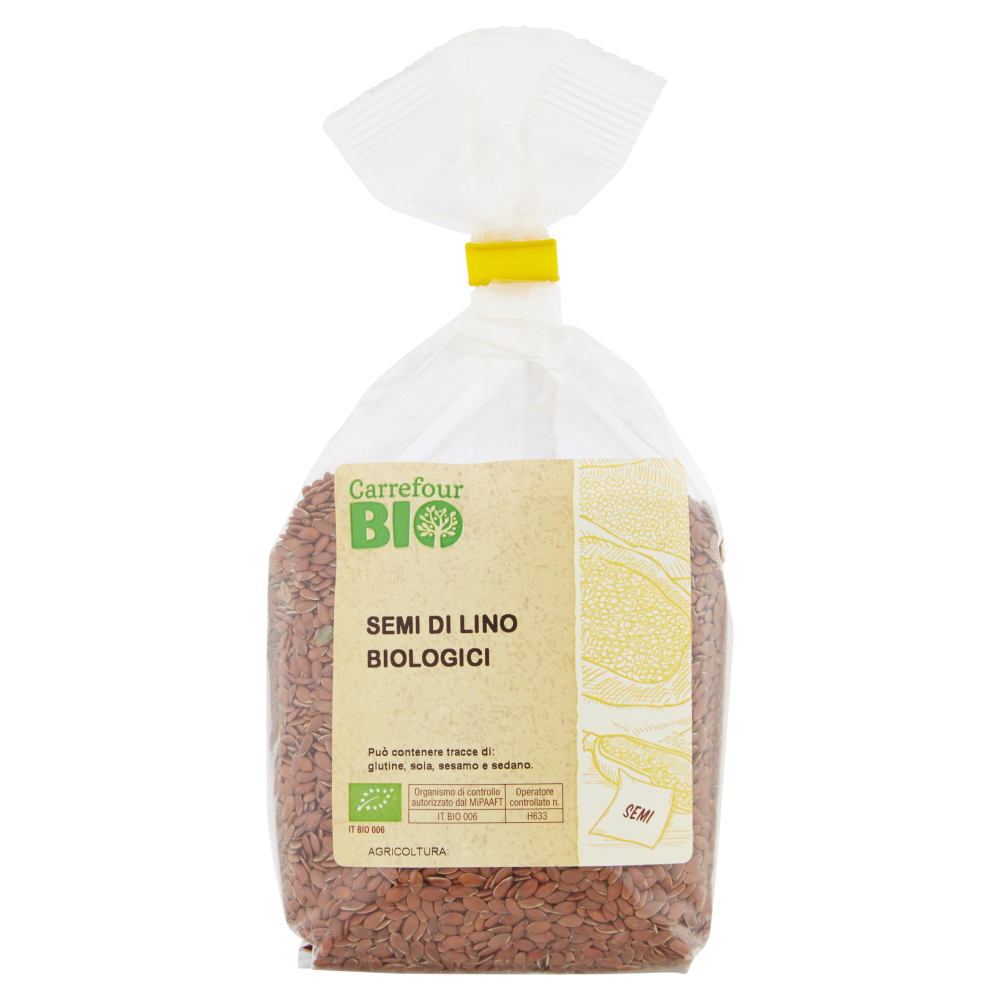 Carrefour Bio Semi di Lino Biologici 250 g