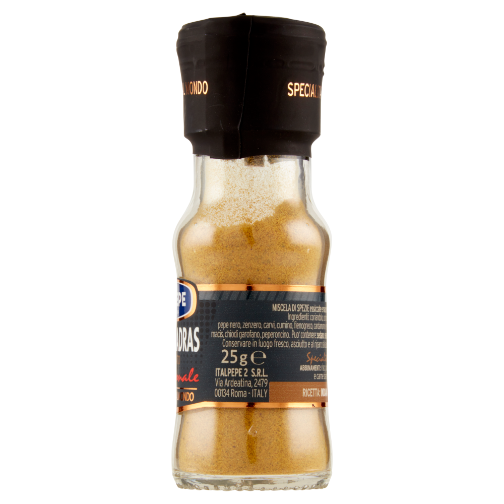 Italpepe Curry Madras Macinato Tradizionale 25 g
