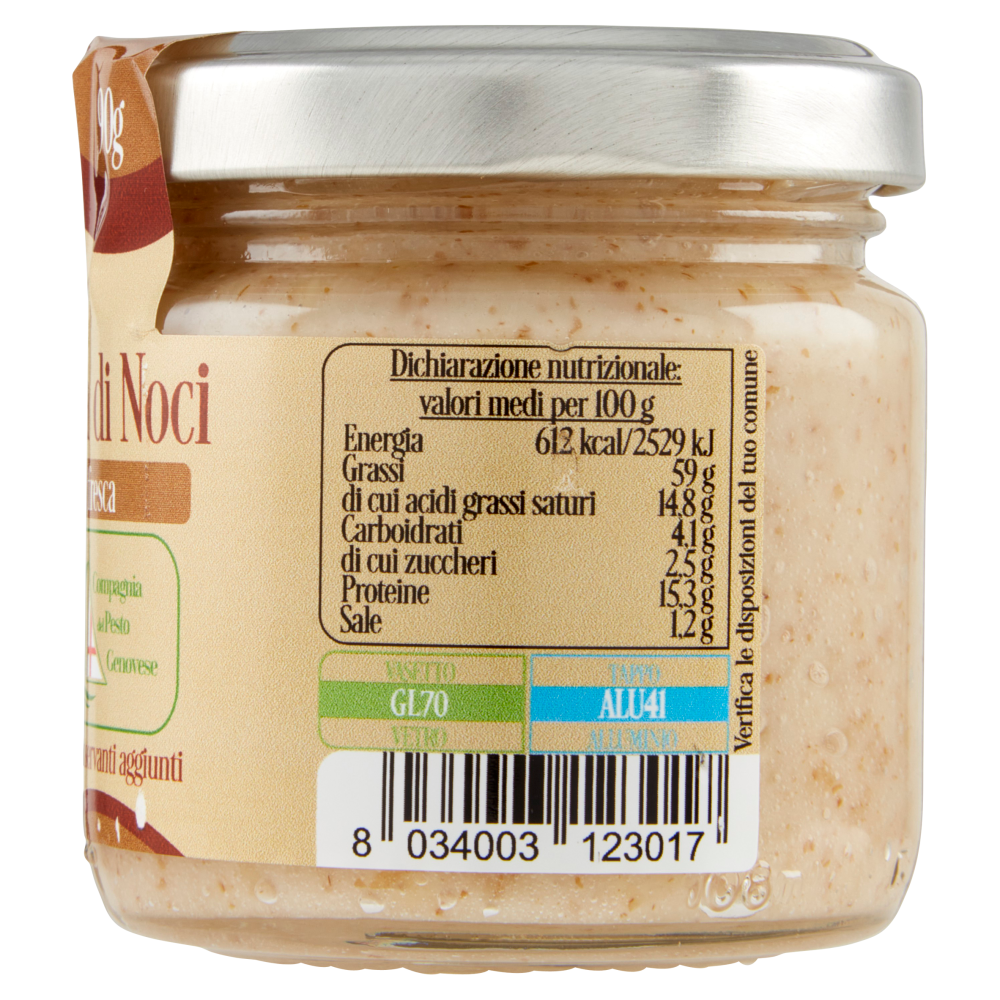 Compagnia del Pesto Genovese Salsa di Noci fresca 90 g