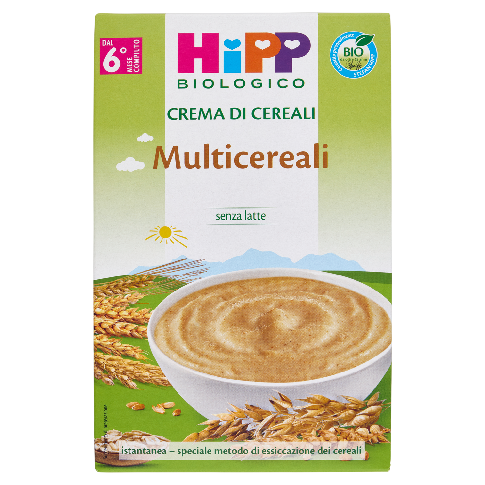 HiPP Biologico Crema di Cereali Multicereali 200 g