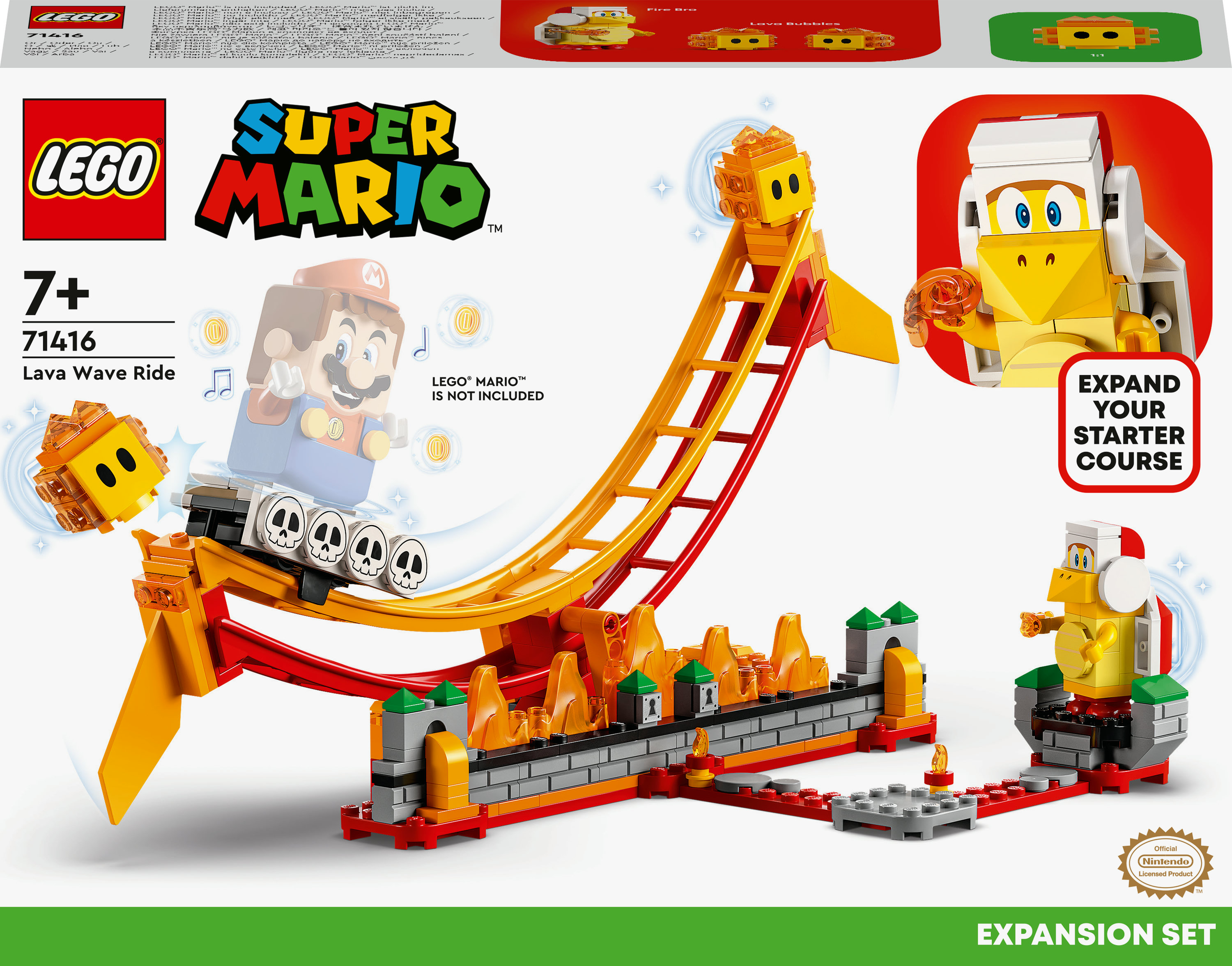 LEGO Super Mario Pack di espansione Giro sull&rsquo;onda lavica