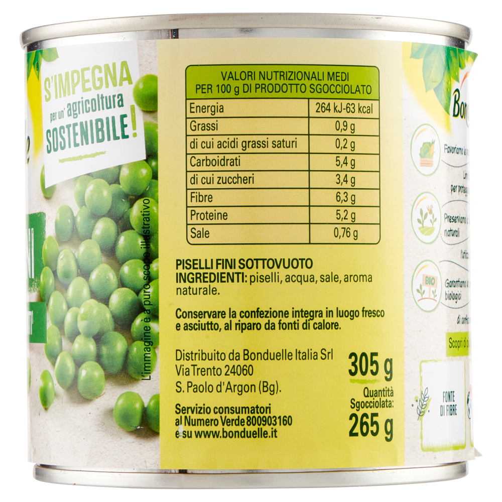 Bonduelle Piselli Fini 305 g