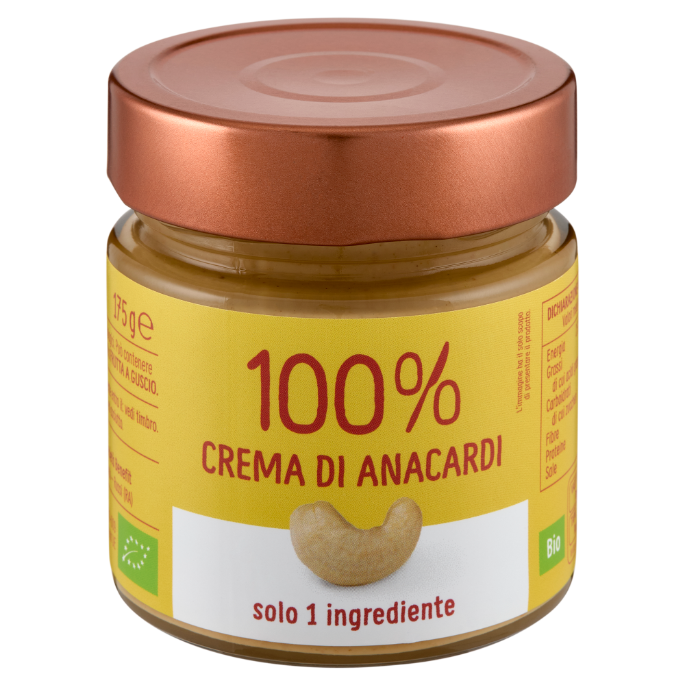 Euro Company 100% Crema di Anacardi Bio 175 g