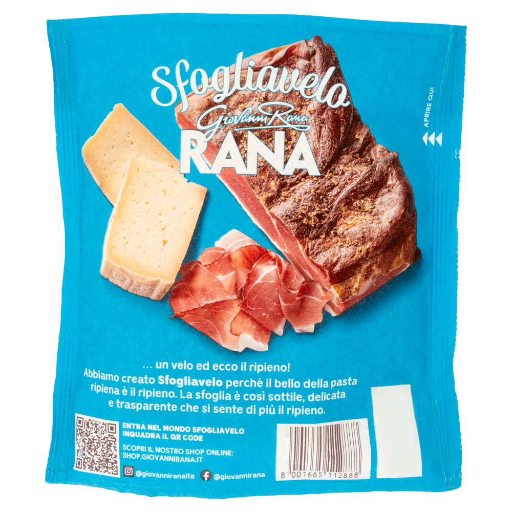 Giovanni Rana Sfogliavelo Speck e Formaggio Tirolese 250 g