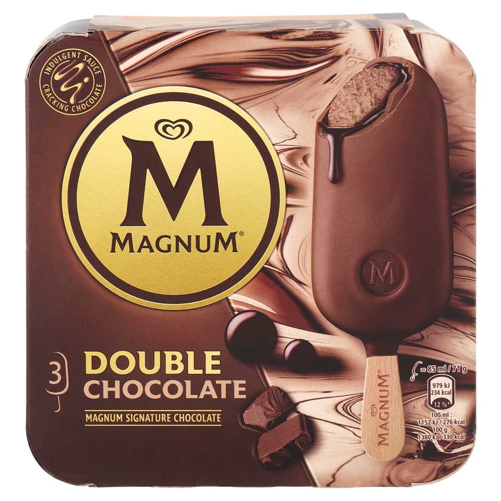 Magnum Double Chocolate 3 x 71 g