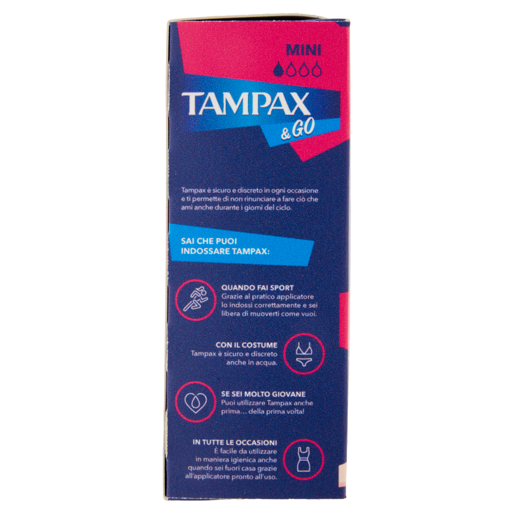 Tampax & Go Mini 18 pz