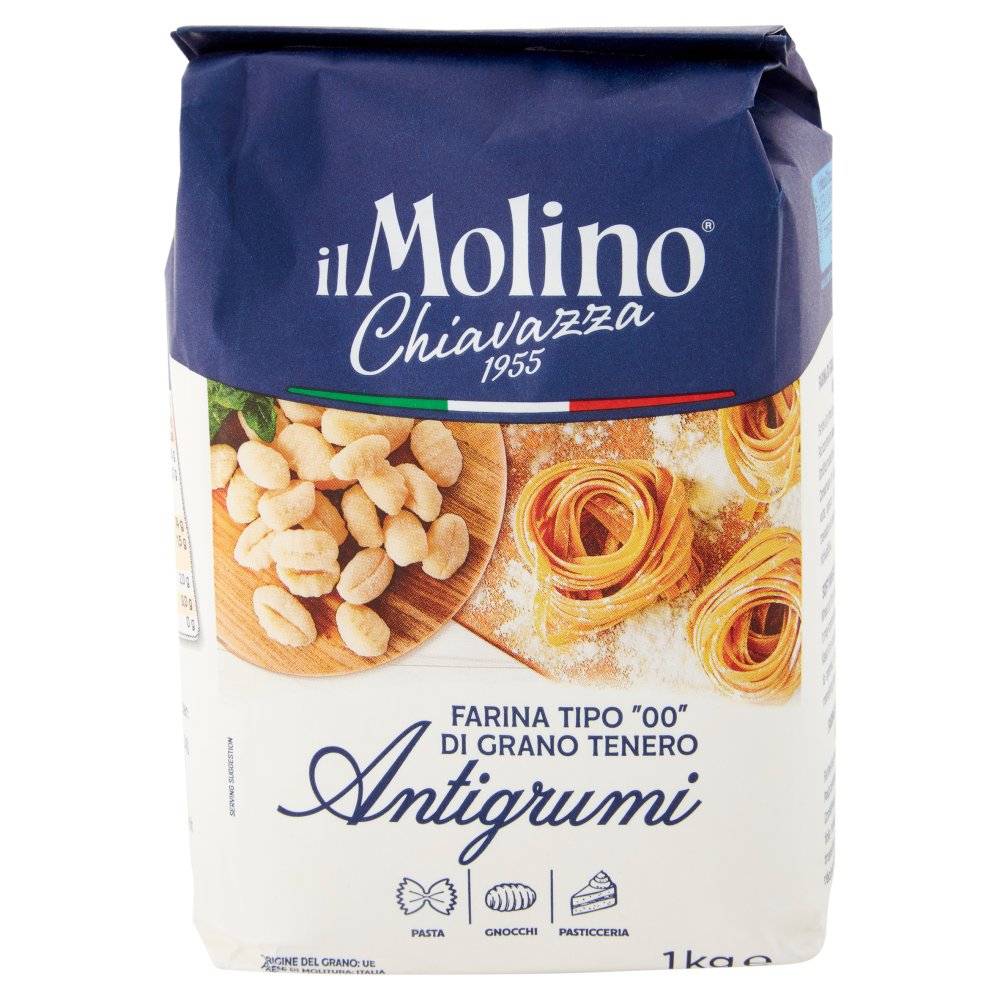 il Molino Chiavazza Farina Tipo "00" di Grano Tenero Antigrumi 1 kg