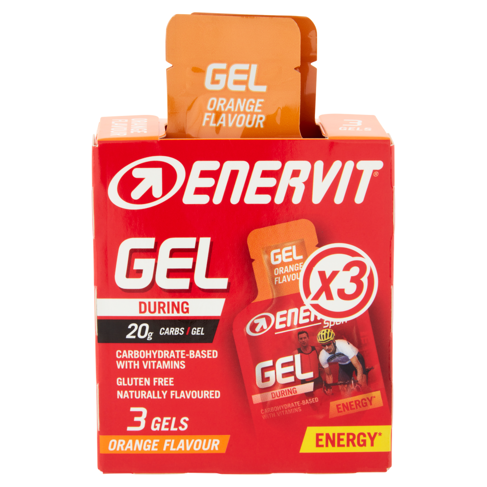Enervit Gel Orange Flavour 3 x 25 ml