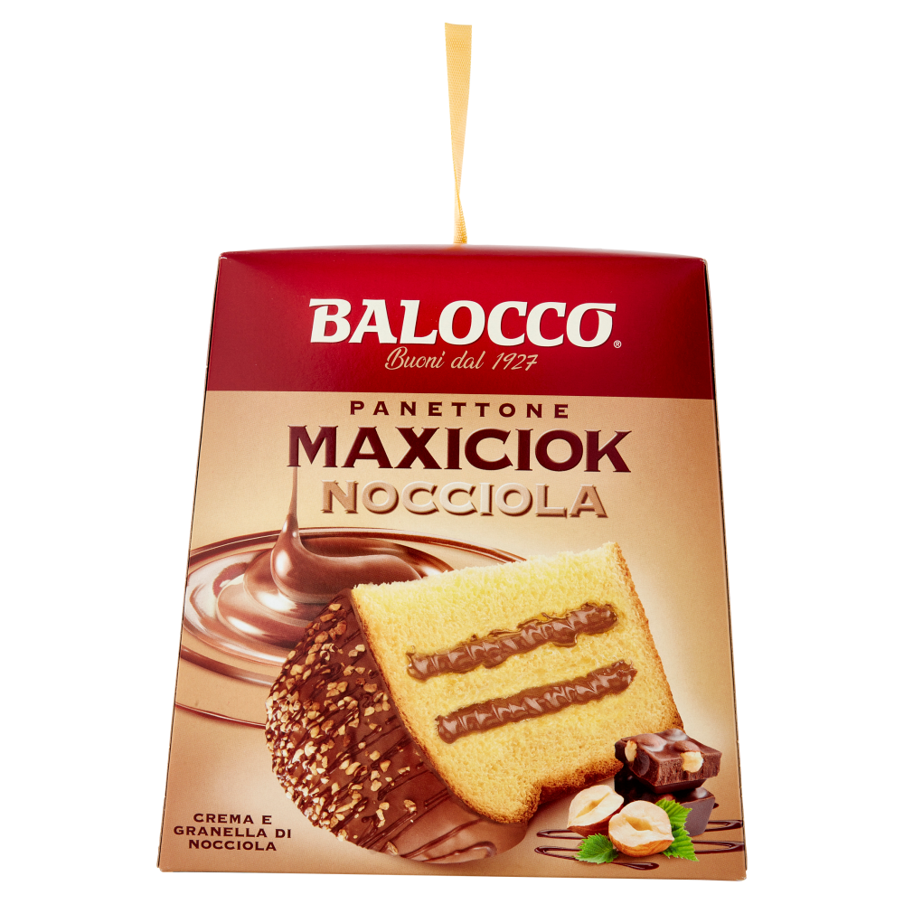 Balocco Panettone Maxiciok Nocciola 800 g