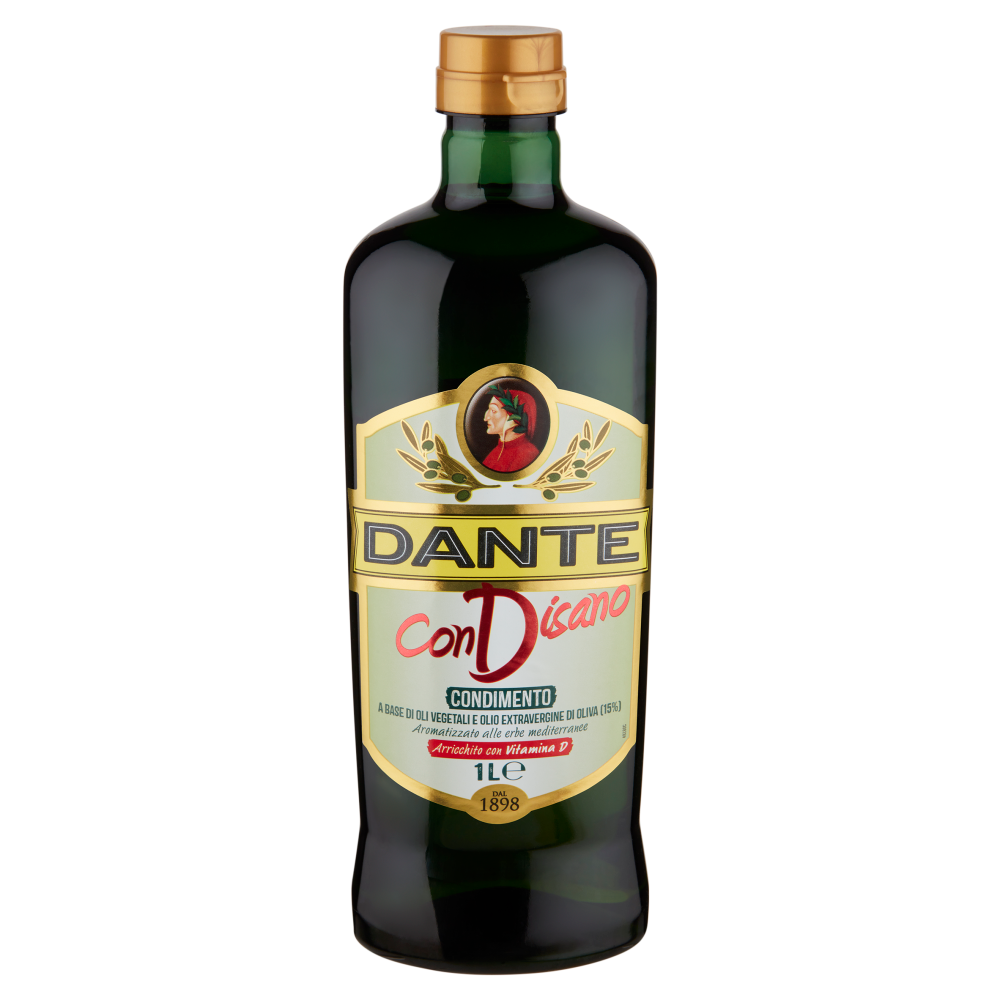 Dante ConDisano Condimento Aromatizzato alle ebre mediterranee 1 L