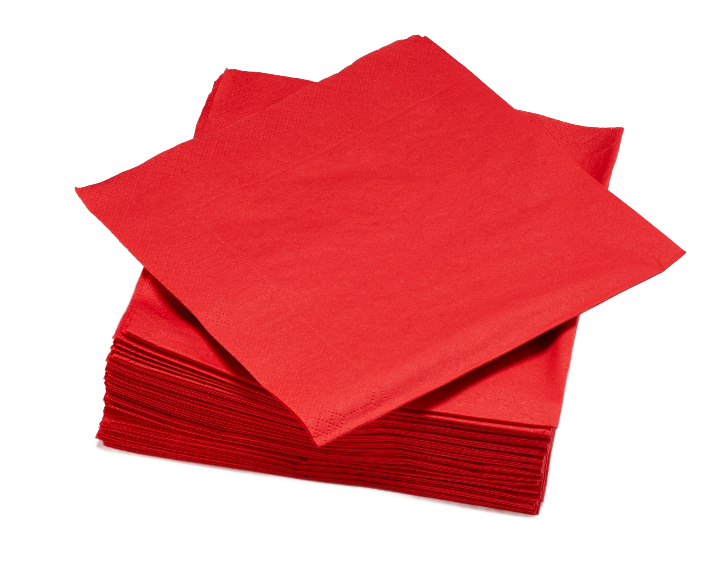 Le Nappage 3616180796281 tovagliolo di carta Cellulosa Rosso 50 pz