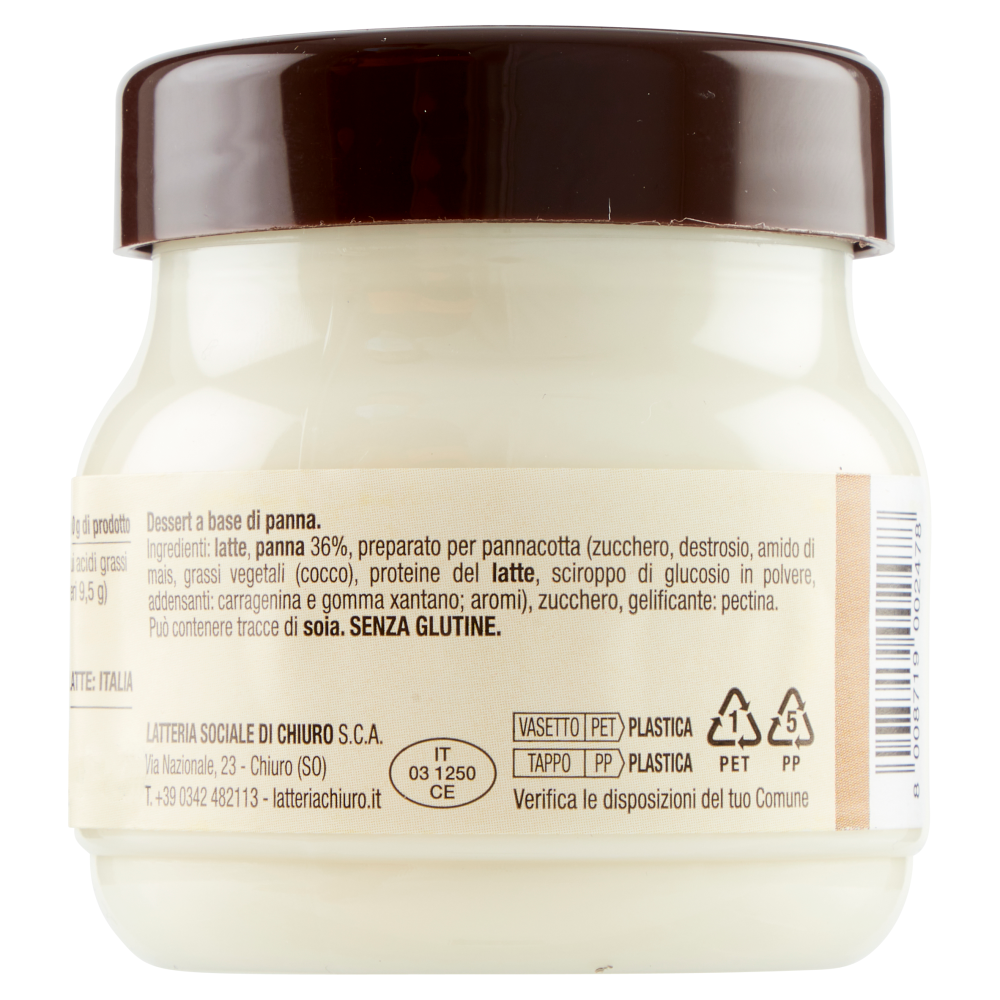 Latteria Sociale Cooperativa Chiuro Panna Ghiotta Bianca 120 g