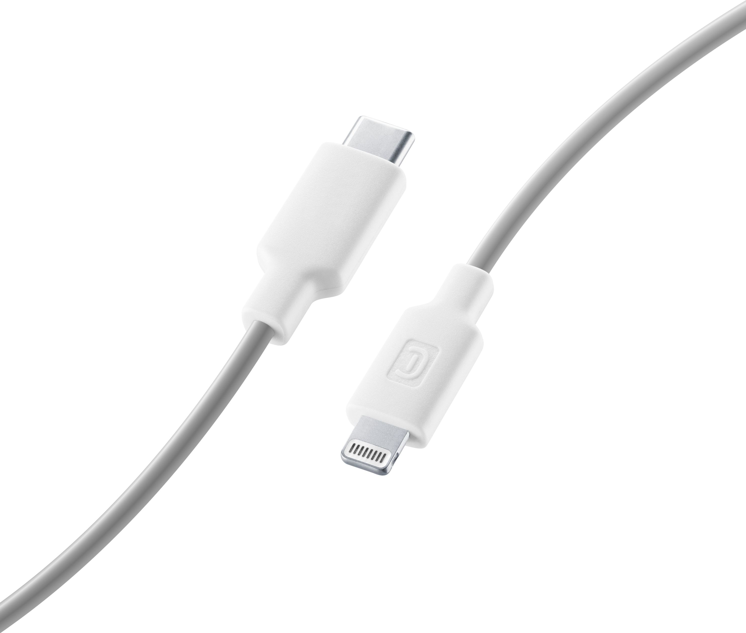 Cellularline Stylecolor Cable 100cm - USB-C to Lightning Cavo colorato da USB-C a Lightning