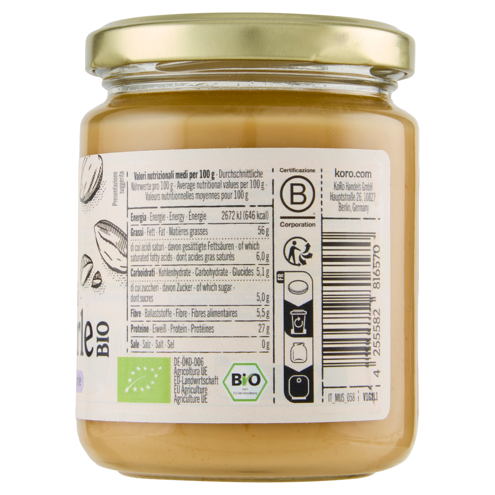 KoRo Crema di Mandorle Bio 250 g