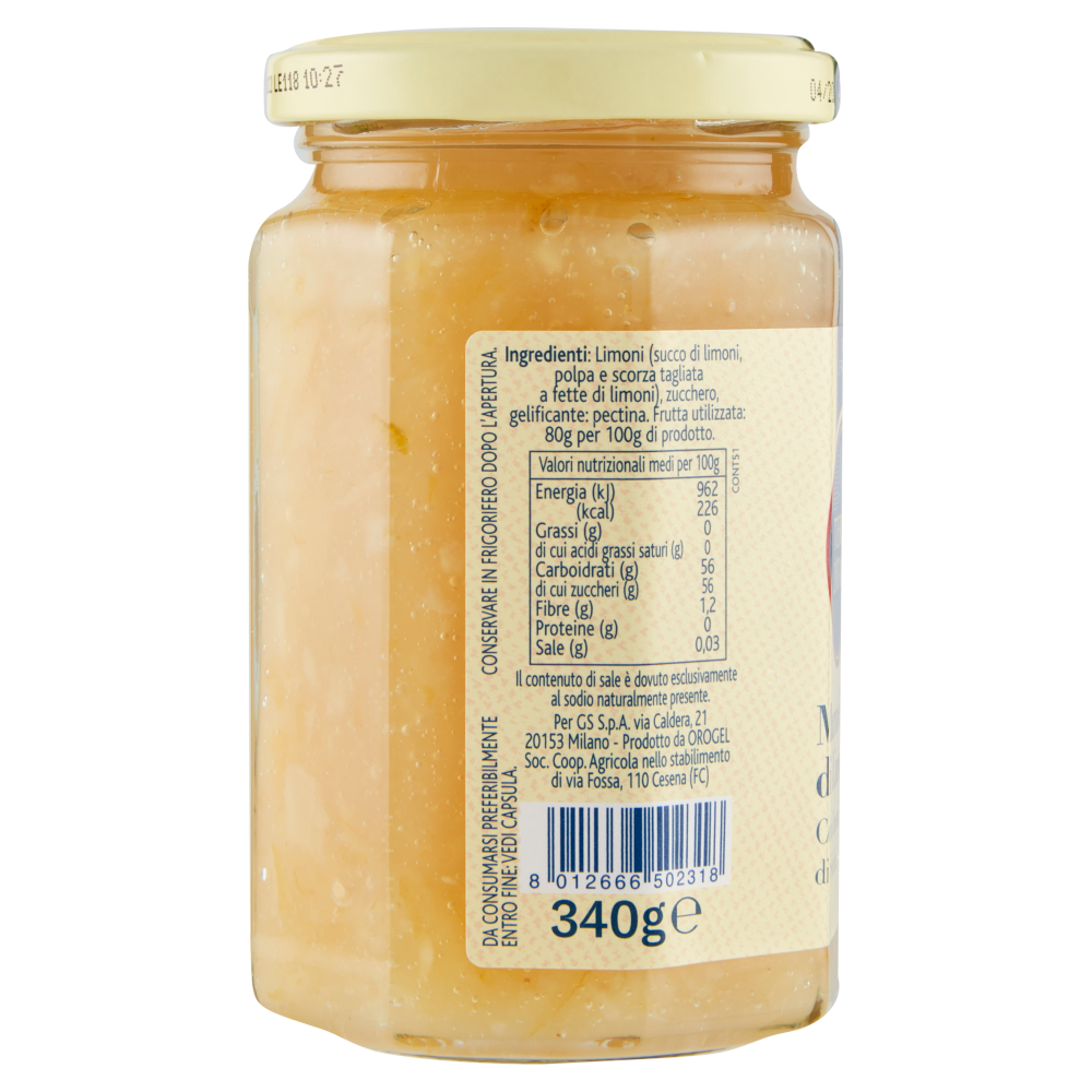 Terre d'Italia Marmellata di Limoni con limoni di Sicilia 340 g