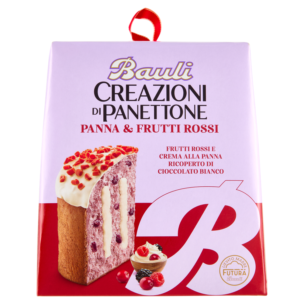 Bauli Creazioni di Panettone Panna & Frutti Rossi 450 g