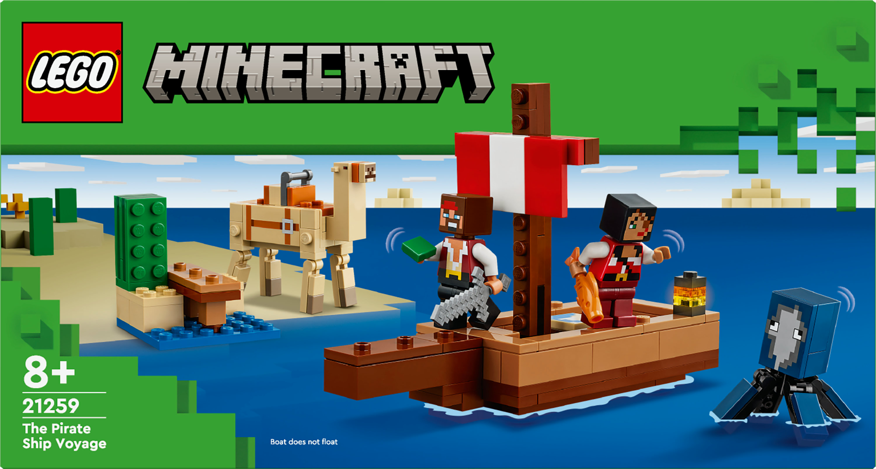 LEGO Minecraft Il viaggio del galeone dei pirati